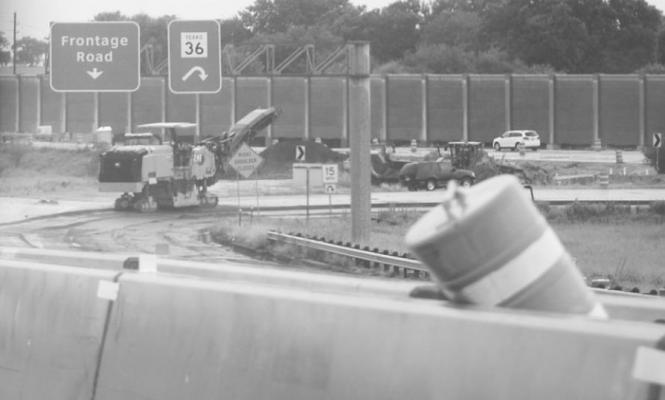 The westbound exit off Interstate 10 to Highway 36 in Sealy was closed for multiple months over the summer as part of TxDOT’s expansion project. COLE McNANNA