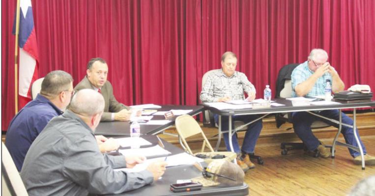 During Monday’s meeting, the Austin County Commissioners Court set a public hearing regarding the countywide polling program for Monday, Jan. 10. HANS LAMMEMAN