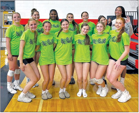 The Brazos Cougarettes varsity volleyball team finished third place in the Schulenburg Summer league after defeating Hallettsville 25-21.