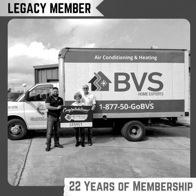 Honoring BVS Home Experts as Legacy Member
