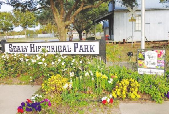 The Garden Club of Sealy’s Business Yard of the Month for December 2021 was chosen as Sealy Historical Society at 211 East Main Street.