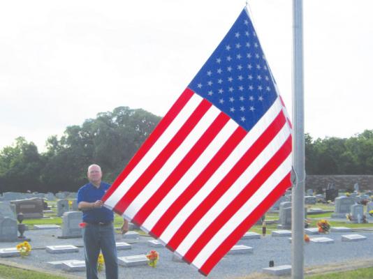 Kana donates new flag