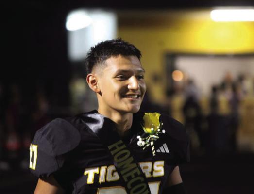 Benjamin Barrera was on the Homecoming Court as a candidate to be selected as the King.