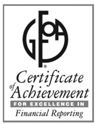 Blinn earns certificate for Excellence in Financial Reporting