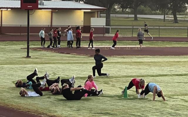 Cougarettes training Twice a day