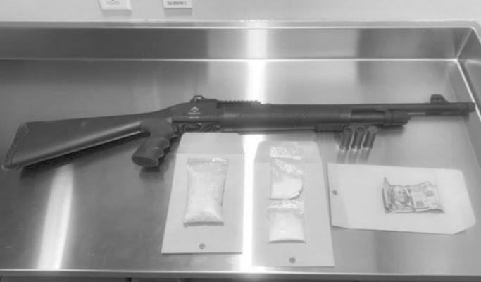 Members of the Westside HIDTA Narcotics Task Force with the assistance of Austin County Sheriff’s Office and Sealy Police Department arrested two individuals on multiple charges, including manufacturer/delivery of a controlled substance, felon in possession of a firearm and possession of counterfeit currency. CONTRIBUTED PHOTO