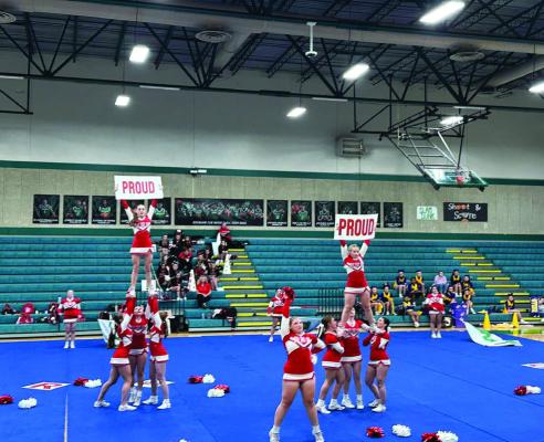 BHS cheer participates in Spirit Showcase