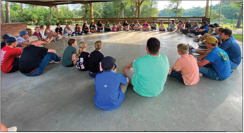 The Austin County 4-H Club hosted their new officers for a training retreat on Thursday, July 23, at St, John Lutheran Retreat Center.