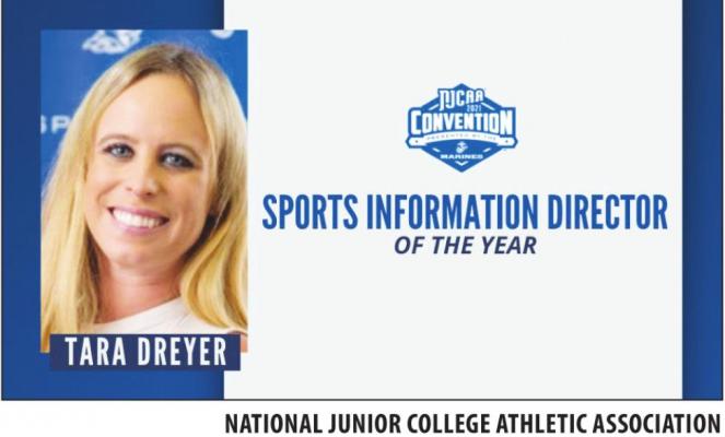 Blinn’s Dreyer named NJCAA SID of the Year