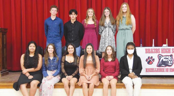 12 inducted to Brazos NHS