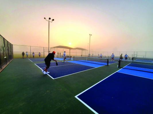 The Sealy Pickleball courts are officially open and ready for action. The Austin County Rotary Club held a pickleball tournament to open up the courts and money raised during the tournament was donated to Sealy Pregnancy Center. COURTESY PHOTO