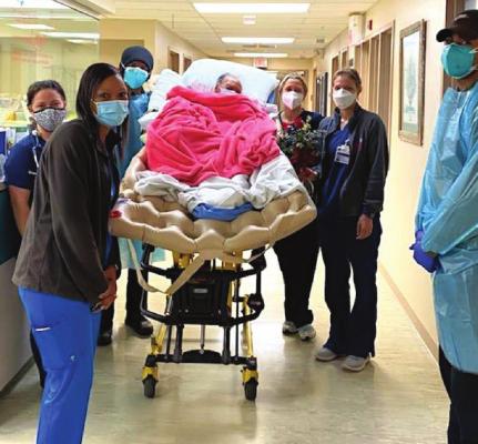 Centenarian discharged