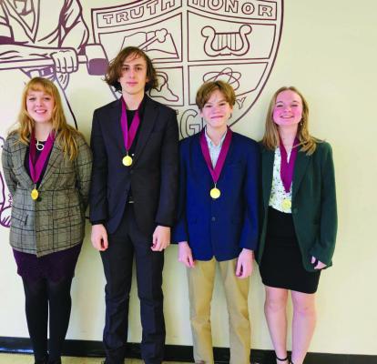 The Brazos debate team competed at the Columbia High School First Capitol Tournament. Congratulations to Hayden Smith and Kade Vasquez, who placed first in the Senior CX debate. Also, congratulations to Sam McCarthy and Marissa, who placed 2nd in Novice CX debate.