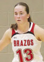 Abbey Danford gets ready to contest any shots. SEALY NEWS | EVAN HALE