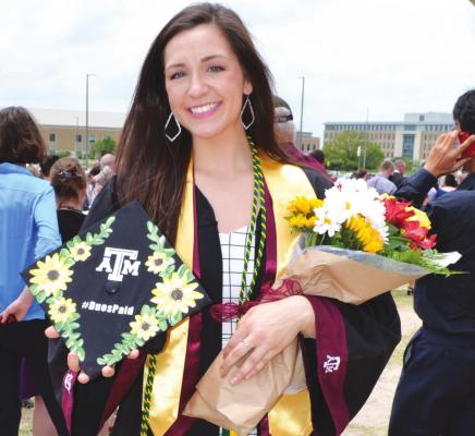 Amber Victoria Adamcik earned her Bachelor of Science Degree in Genetics from Texas A&amp;M University last Saturday, May 15, with a 4.0 GPA and summa cum laude honors. CONTRIBUTED PHOTO