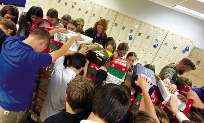 Faith Academy participates in Operation Christmas Child