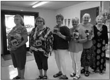 Left to right are the 2023-2024 EEA Officers Knellen Quinteros, Doris Glenewinkel, Gaye Farr, Judy Schulz, Pat Allee, and Cindy Slator standing in for Joan Buenger. COURTESY PHOTOS