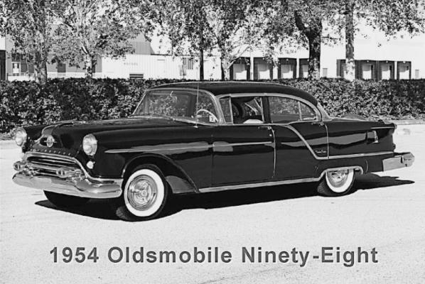 1954 Oldsmobile Ninety-Eight advertisement from the Dec. 16, 1954, issue of The Sealy News. CONTRIBUTED BY SAHS