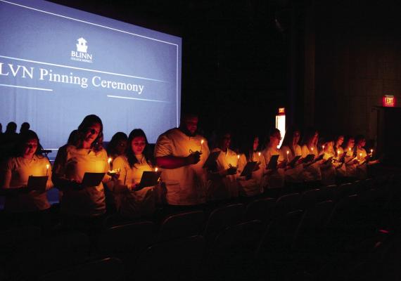 Blinn College District Vocational Nursing Program graduates have again earned a perfect score of 100% on the National Council Licensure Examination (NCLEX-PN).