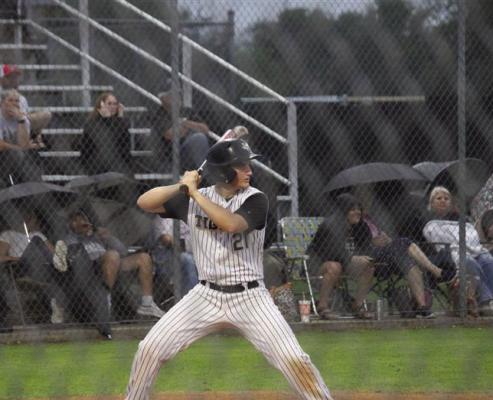 Landen Sodolak settles into the batter’s box waiting for the pitch. SEALY NEWS | EVAN HALE