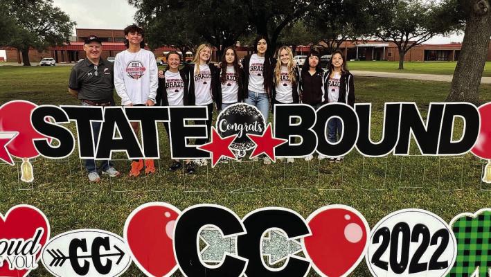 Brazos girls take 15th place at state meet