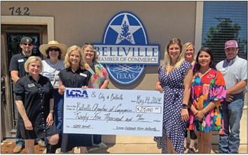 LCRA, city of Bellville award $25,000 grant for modernized community message board