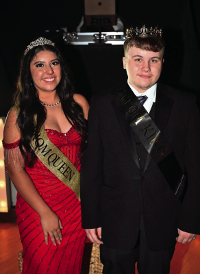 Congratulations to Sealy High School’s 2026 Prom King and Queen, Shawn Butler and Nathaly Velazquez. COURTESY PHOTO