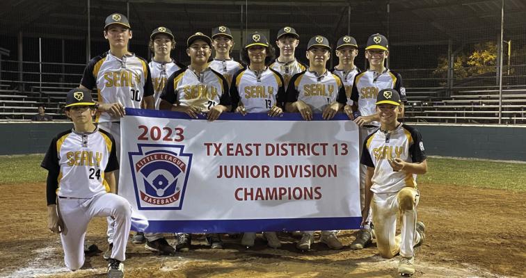 Sealy Junior Boys advancing during All Stars
