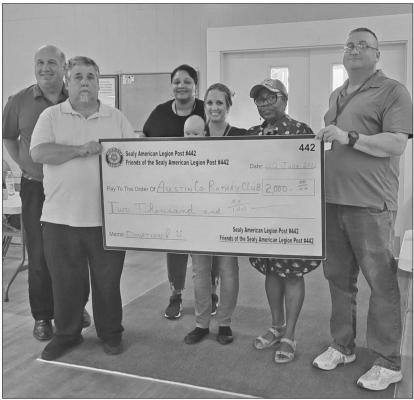 American Legion Post 442 donates to Austin County