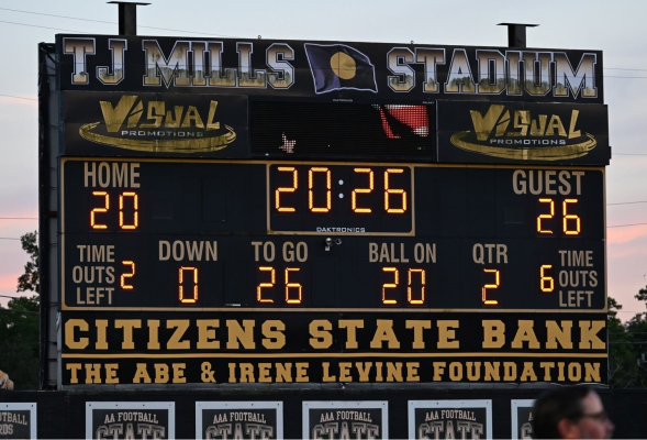 Sealy TJ Mills Stadium Scoreboard | Courtesy photo