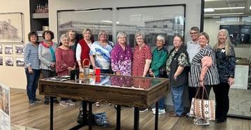 JoAnn Reichle (left), Annette Balke, Judy Schulz, Knellen Quinteros, Carolyn Balke, Barney Zimmerman, Lois Schubert, Gloria Haveman, Sandy Pillion, Jessie Kokemor, Joan Buenger, Danita Schovajsa, and Pat Allee. COURTESY PHOTO
