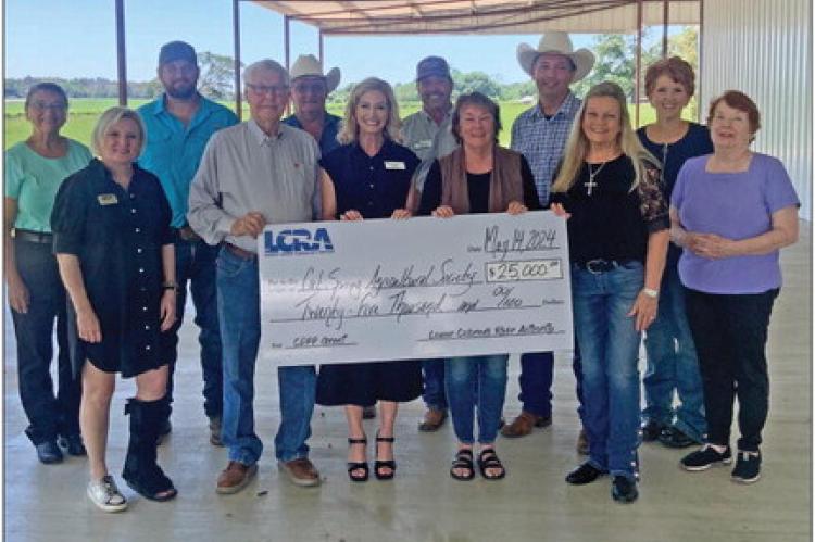 LCRA awards $25K grant to Cat Spring Agricultural Society