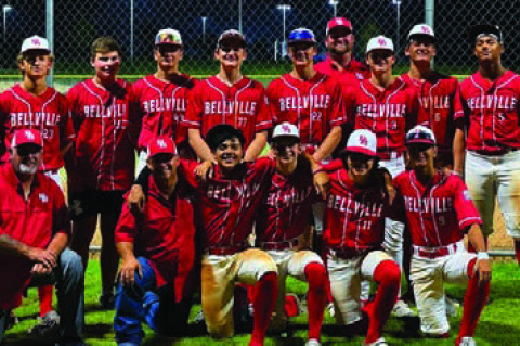 The Bellville Senior All-Star Little League team finished in third place at the state tournament in New Braunfels, TX on July 5-7. COURTESY PHOTO